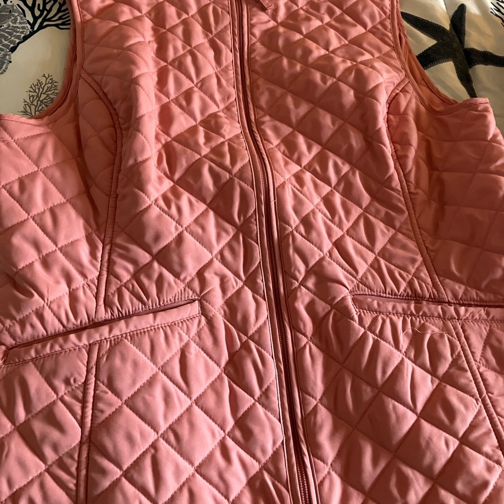 Van Heusen Quilted Pink Vest